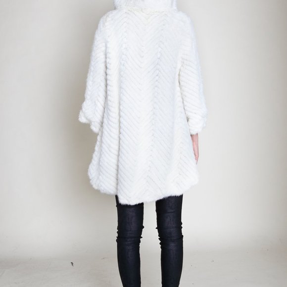 Patrizia Luca Milano Mink Hooded Jacket - Picture 3 of 3